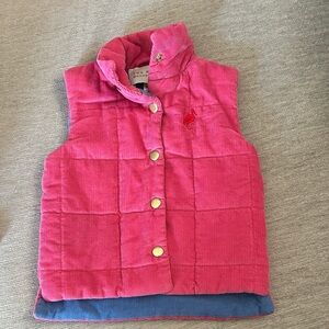 The Beaufort Bonnet Company Pink Corduroy Vest